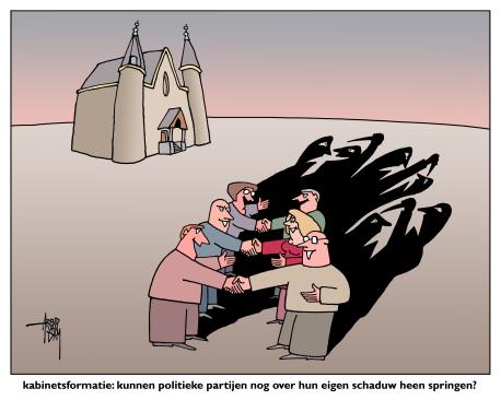 Schaduwen over kabinetsformatie Schaduwen over kabinetsformatie