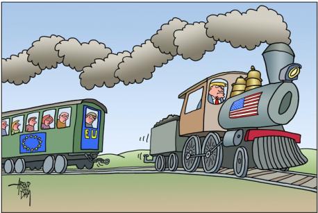 Trump de nieuwe machinist? Trump de nieuwe machinist?