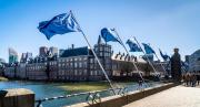 NATO vlaggen bij de Hofvijver in Den Haag | Â© Ministerie van Buitenlandse Zaken