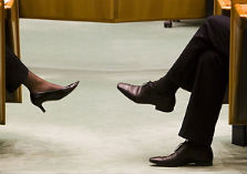 Damesschoen en herenschoenen in de Tweede Kamer